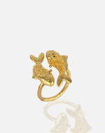 Load image into Gallery viewer, Gold Fish Couple Ring - Aquadan.co