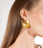 Load image into Gallery viewer, Golden Ripple Studs - Aquadan.co