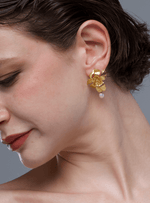 Load image into Gallery viewer, Love Flower Pearl Earring - Aquadan.co