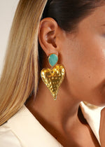 Cargue la imagen en el visor de la galería, Love with Natural Stone Earring - Aquadan.co
