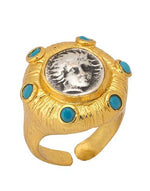 Load image into Gallery viewer, Medusa Crystal Pointed Adjustable Ring - Aquadan.co