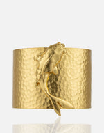 Load image into Gallery viewer, Gold Koi Fish Cuff - Aquadan.co