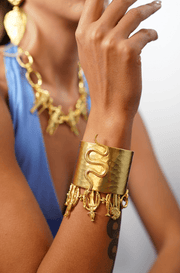 Golden Pharaoh Charm Bracelet - Aquadan.co