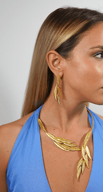 Load image into Gallery viewer, Leafs Choker Necklace - Aquadan.co