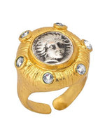 Load image into Gallery viewer, Medusa Crystal Pointed Adjustable Ring - Aquadan.co