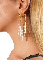 Load image into Gallery viewer, Pearl Chandelier Earrings - Aquadan.co